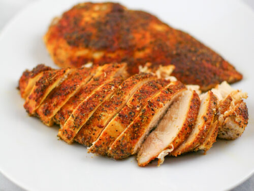 Spice Rubbed Baked Chicken Breasts