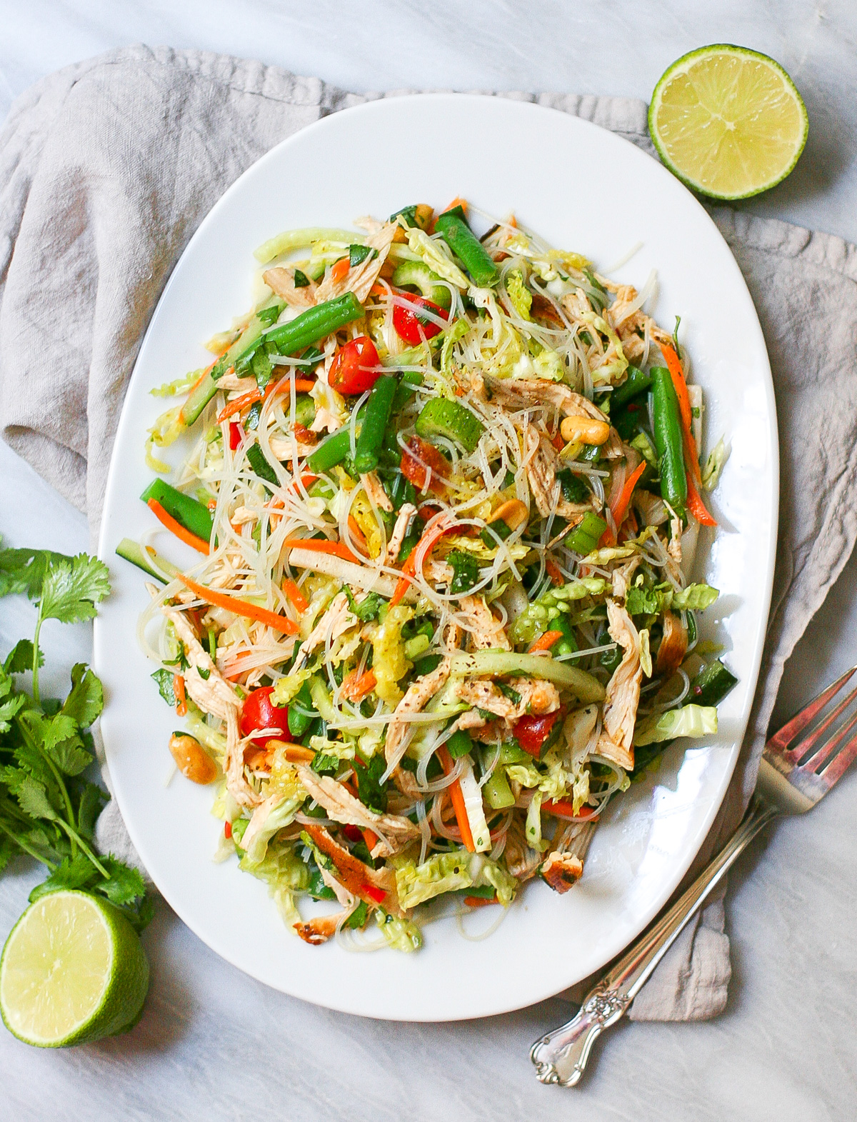 Vietnamese-Style Chicken Salad - Happily From Scratch