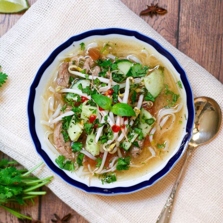 Vietnamese Noodle Soup - Happily From Scratch