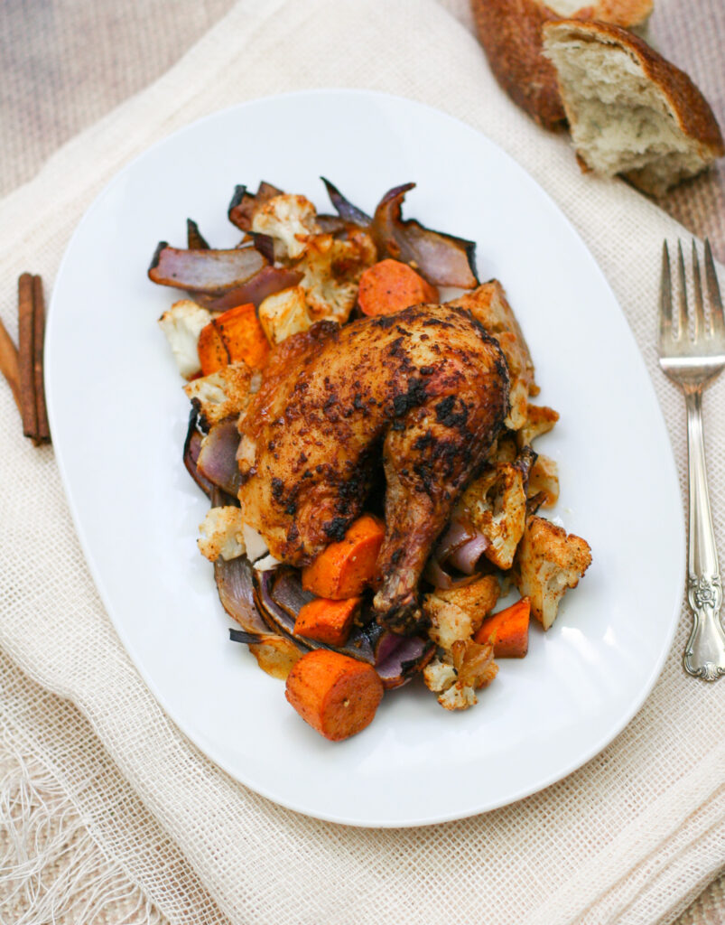 Moroccan Roasted Chicken and Vegetables-4