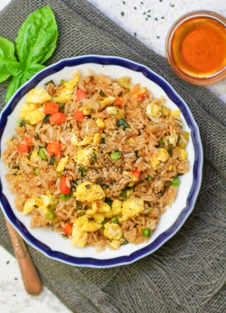 Easy Egg Fried Rice - Happily From Scratch
